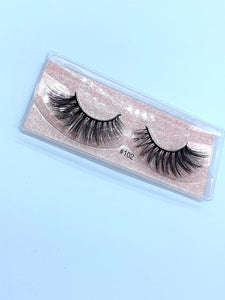 Pink JC-102    Faux Strip Lashes